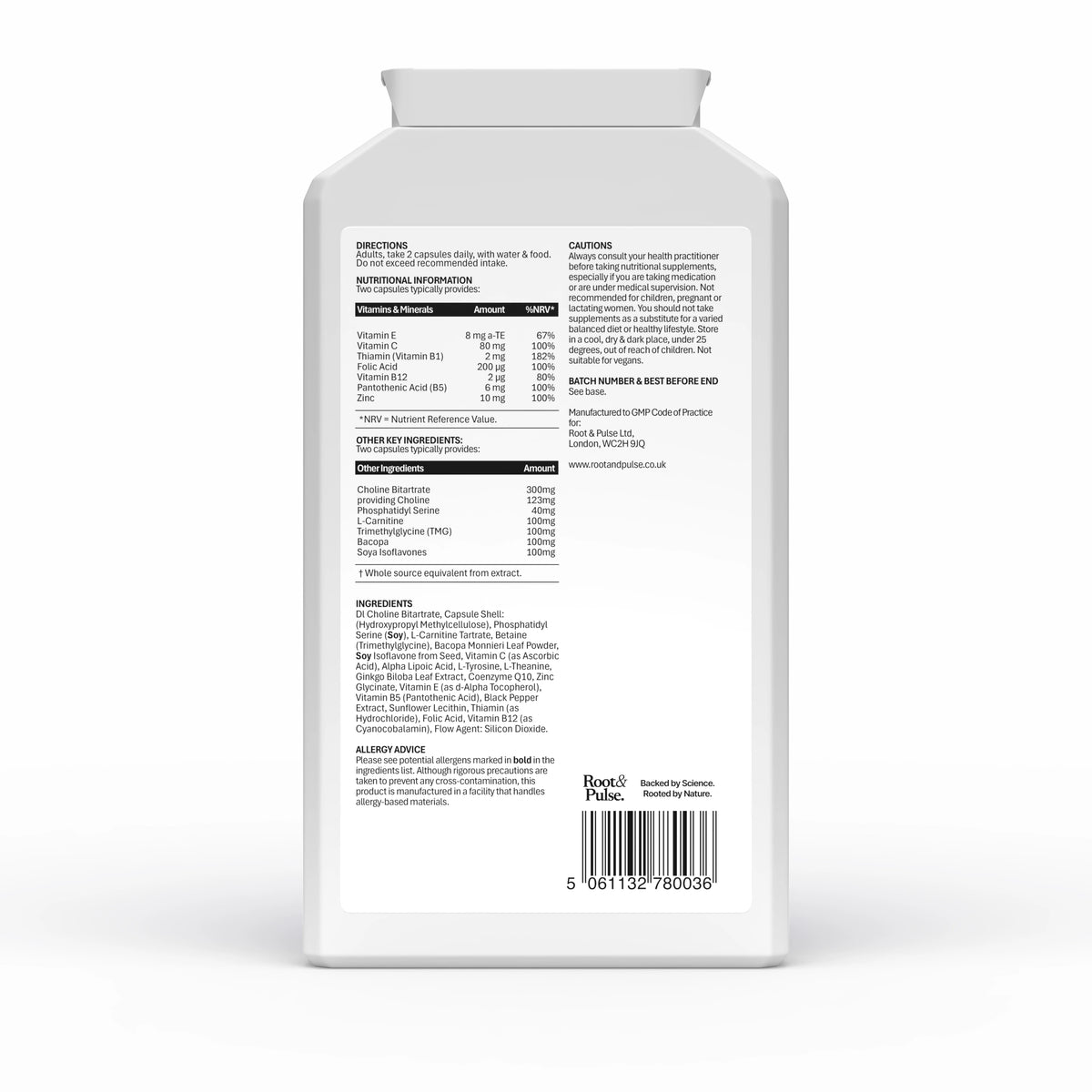 Botanical and Nutrient Capsules - 90 Capsules