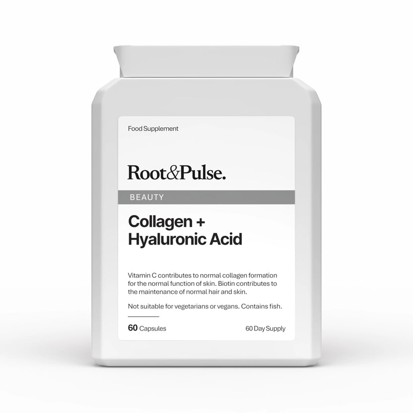 Root & Pulse Collagen + Hyaluronic Acid supplement